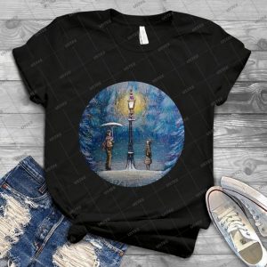 Narnia Magic Lantern 55 - Vintage Men's Shirt Tshirt For Women Classic Handmade Shirt Retro Graphic Tee
