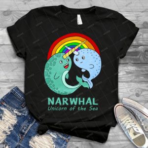 Narwhal Unicorn Of The Sea - Best Unisex Trending Handmade T-shirt Gift Idea For Men T-shirt For Woman
