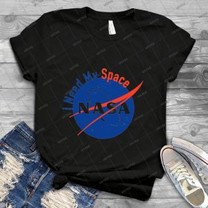 Nasa - I Need My Space 28 - Vintage Men's Shirt Tshirt For Women Classic Handmade Shirt Retro Graphic Tee