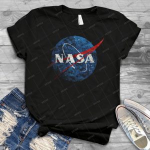 Nasa Vintage Emblem 28 - Vintage Men's Shirt Tshirt For Women Classic Handmade Shirt Retro Graphic Tee