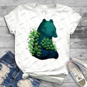 Nature S Embrace 24 - Vintage Men's Shirt Tshirt For Women Classic Handmade Shirt Retro Graphic Tee