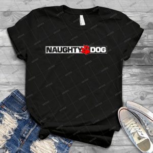 Naughty Dog - Gift Idea Shirt For Men Tee For Women Classic Retro Vintage Graphic T-Shirt