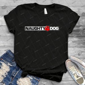 Naughty Dog 54 - Vintage Men's Shirt Tshirt For Women Classic Handmade Shirt Retro Graphic Tee