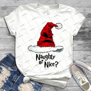 Naughty Or Nice - Gift Idea Shirt For Men Tee For Women Classic Retro Vintage Graphic T-Shirt