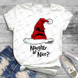 Naughty Or Nice - Trending Shirt For Women Vintage Retro Tee For Men Kid's T-Shirt Handmade Shirt