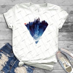 Near To The Edge 56 - Vintage Men's Shirt Tshirt For Women Classic Handmade Shirt Retro Graphic Tee