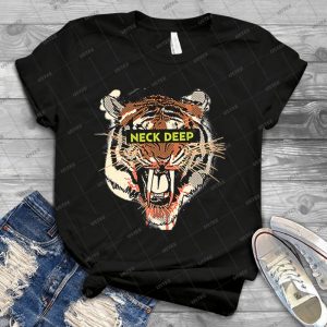 Neck Deep - Tiger 73 - Trending Shirt For Women Vintage Retro Tee For Men Kid's T-Shirt Handmade Shirt