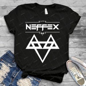 Neffex 2 Logo White - Best Unisex Trending Handmade T-shirt Gift Idea For Men T-shirt For Woman