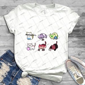 Neko Atsume- Steven Universe 7 - Trending Shirt For Women Vintage Retro Tee For Men Kid's T-Shirt Handmade Shirt