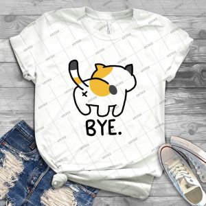 Neko Atsume Sass 22 - Vintage Men's Shirt Tshirt For Women Classic Handmade Shirt Retro Graphic Tee