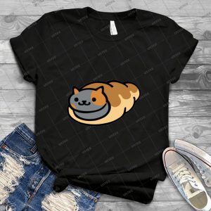 Neko Atsume Spooky - Best Unisex Trending Handmade T-shirt Gift Idea For Men T-shirt For Woman