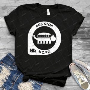 Neko Bus Stop - Best Unisex Trending Handmade T-shirt Gift Idea For Men T-shirt For Woman