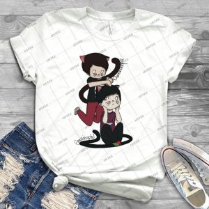Neko Dan&Phil - Vintage Men's Shirt Tshirt For Women Classic Handmade Shirt Retro Graphic Tee