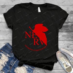Nerv Red Logo 17 - Vintage Men's Shirt Tshirt For Women Classic Handmade Shirt Retro Graphic Tee