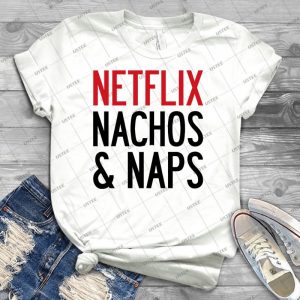 Netflix Nachos  Naps 93 - Trending Shirt For Women Vintage Retro Tee For Men Kid's T-Shirt Handmade Shirt