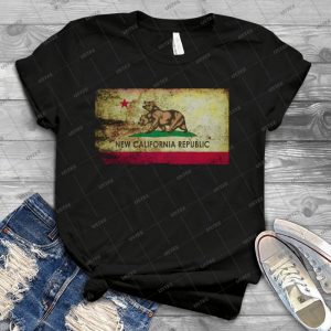 New California Republic Grunge 8 - Trending Shirt For Women Vintage Retro Tee For Men Kid's T-Shirt Handmade Shirt