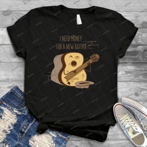 New Guitar 26 - Vintage Men's Shirt Tshirt For Women Classic Handmade Shirt Retro Graphic Tee