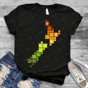 New Zealand Fun Map - Gift Idea Shirt For Men Tee For Women Classic Retro Vintage Graphic T-Shirt