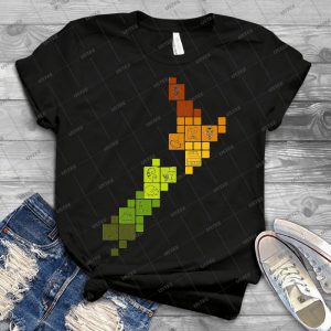New Zealand Fun Map 60 - Vintage Men's Shirt Tshirt For Women Classic Handmade Shirt Retro Graphic Tee