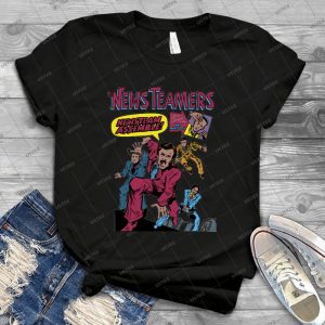 News Team Assemble - Vintage Men's Shirt Tshirt For Women Classic Handmade Shirt Retro Graphic Tee