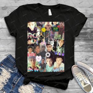 Nick Bean Collage 43 - Vintage Men's Shirt Tshirt For Women Classic Handmade Shirt Retro Graphic Tee