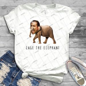 Nicolas Cage The Elephant 4 - Trending Shirt For Women Vintage Retro Tee For Men Kid's T-Shirt Handmade Shirt