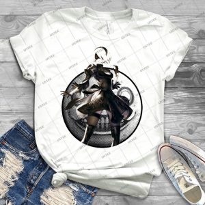 Nier- Automata 2b Emil 24 - Trending Shirt For Women Vintage Retro Tee For Men Kid's T-Shirt Handmade Shirt