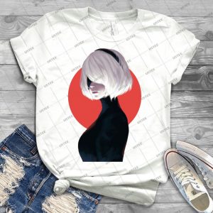 Nier Automata 2b - Best Unisex Trending Handmade T-shirt Gift Idea For Men T-shirt For Woman