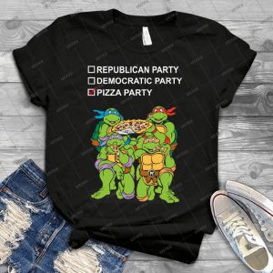 Ninja Turtles Pizza Party 13 - Best Unisex Trending Handmade T-shirt Gift Idea For Men T-shirt For Woman