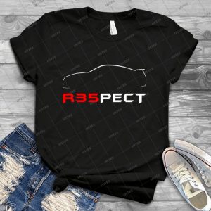 Nissan Gt-R R35pect - Vintage Men's Shirt Tshirt For Women Classic Handmade Shirt Retro Graphic Tee