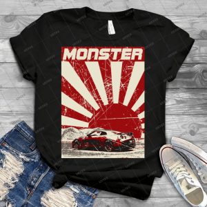 Nissan Gtr Monster - Gift Idea Shirt For Men Tee For Women Classic Retro Vintage Graphic T-Shirt