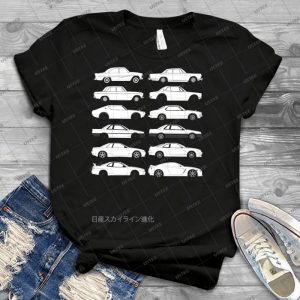 Nissan Skyline History - Best Unisex Trending Handmade T-shirt Gift Idea For Men T-shirt For Woman