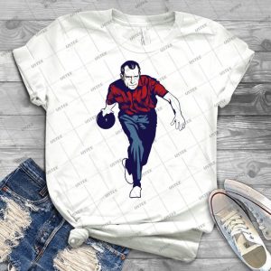 Nixon Bowling 94 - Vintage Men's Shirt Tshirt For Women Classic Handmade Shirt Retro Graphic Tee