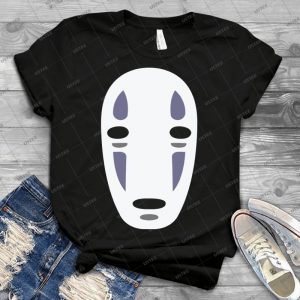 No Face-Spirited Away - Gift Idea Shirt For Men Tee For Women Classic Retro Vintage Graphic T-Shirt