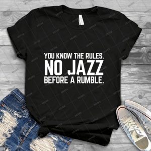 No Jazz Before A Rumble 77 - Trending Shirt For Women Vintage Retro Tee For Men Kid's T-Shirt Handmade Shirt