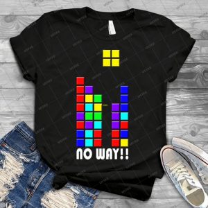 No Way  Puzzle Game Tee - Vintage Men's Shirt Tshirt For Women Classic Handmade Shirt Retro Graphic Tee