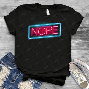 Nope T Shirt - Gift Idea Shirt For Men Tee For Women Classic Retro Vintage Graphic T-Shirt