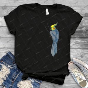 Normal Gray Cockatiel 3 - Vintage Men's Shirt Tshirt For Women Classic Handmade Shirt Retro Graphic Tee