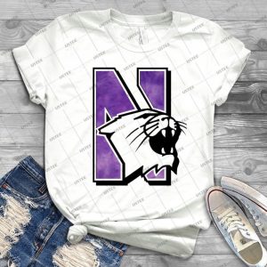 Northwestern Logo - Vintage Men's Shirt Tshirt For Women Classic Handmade Shirt Retro Graphic Tee