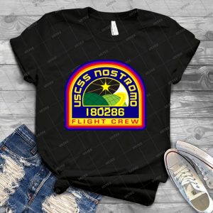 Nostromo Flight Crew 13 - Vintage Men's Shirt Tshirt For Women Classic Handmade Shirt Retro Graphic Tee