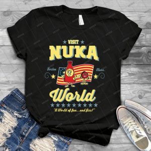 Nukatastic - Vintage Men's Shirt Tshirt For Women Classic Handmade Shirt Retro Graphic Tee