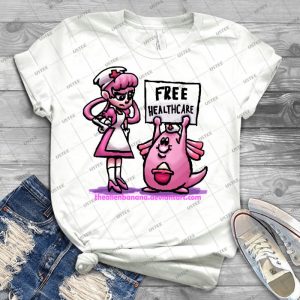 Nurse Joy S Free Healthcare - Best Unisex Trending Handmade T-shirt Gift Idea For Men T-shirt For Woman