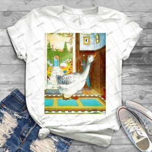 Nursery Characters Goosey Goosey Gander Nursery Rhyme 42 - Trending Shirt For Women Vintage Retro Tee For Men Kid's T-Shirt Handmade Shirt