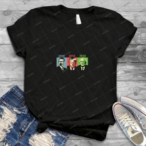 Obama, Trump, Bernie-Changement - Vintage Men's Shirt Tshirt For Women Classic Handmade Shirt Retro Graphic Tee