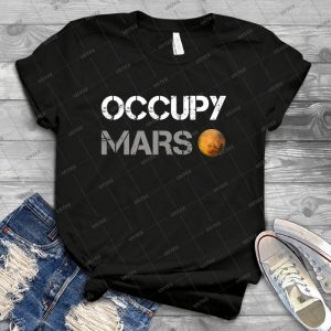 Occupy Mars Shirt 73 - Vintage Men's Shirt Tshirt For Women Classic Handmade Shirt Retro Graphic Tee
