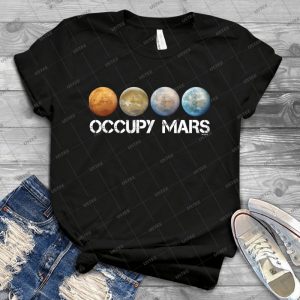 Occupy Mars Terraform - Gift Idea Shirt For Men Tee For Women Classic Retro Vintage Graphic T-Shirt