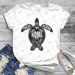 Ocean Omega - Monochrome - - Best Unisex Trending Handmade T-shirt Gift Idea For Men T-shirt For Woman