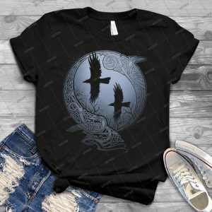 Odin S Ravens 67 - Vintage Men's Shirt Tshirt For Women Classic Handmade Shirt Retro Graphic Tee