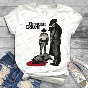 Officer Down - Best Unisex Trending Handmade T-shirt Gift Idea For Men T-shirt For Woman
