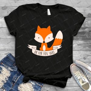 Oh For Fox Sake 54 - Vintage Men's Shirt Tshirt For Women Classic Handmade Shirt Retro Graphic Tee
